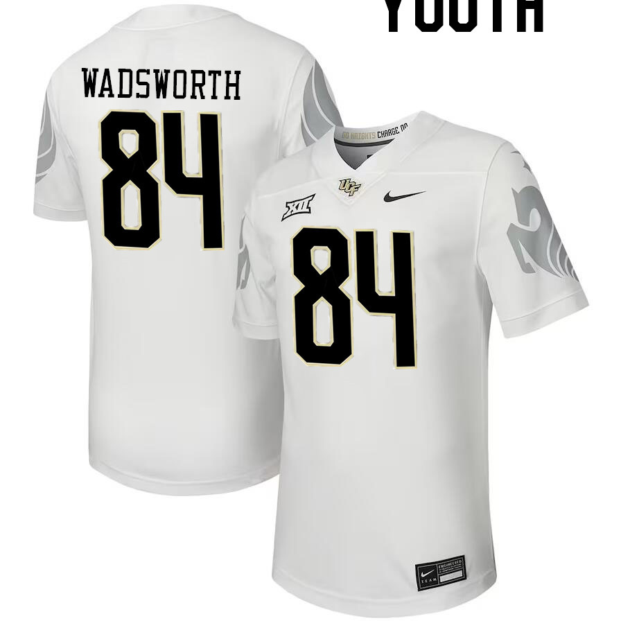 Youth #84 Thomas Wadsworth UCF Knights Big 12 Conference College Football Jerseys Stitched-Black